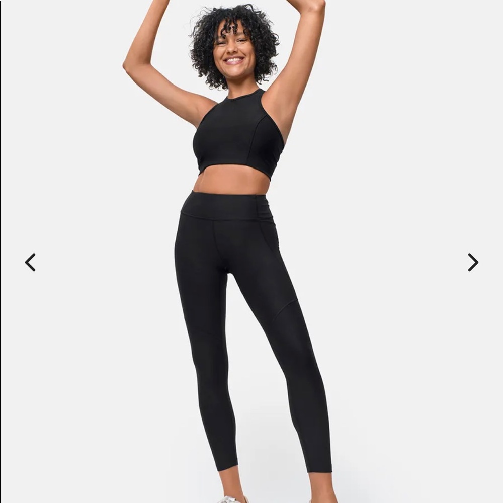 OUTDOOR VOICES WARMUP LEGGING BLACK LARGE